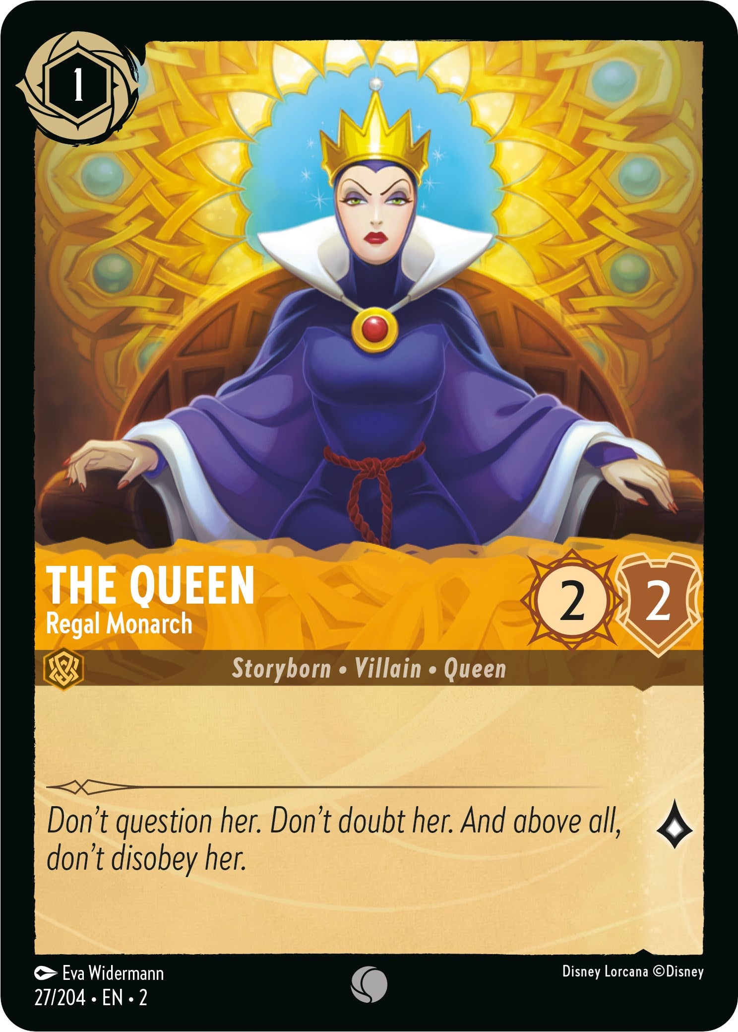 The Queen - Regal Monarch (27/204) [Rise of the Floodborn] | Tabernacle Games