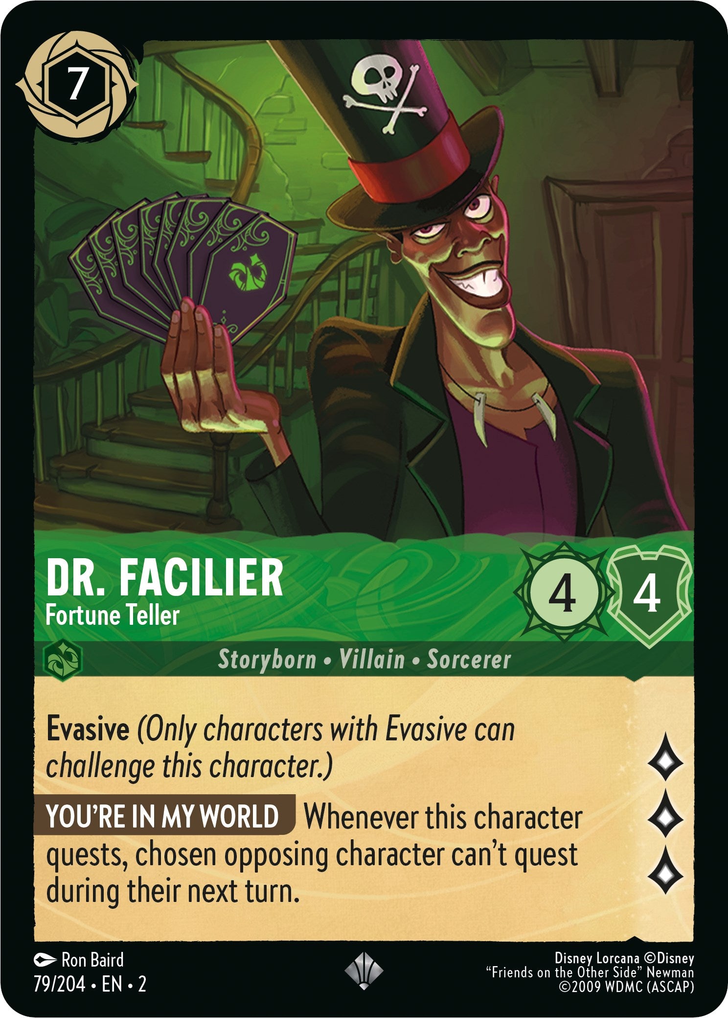Dr. Facilier - Fortune Teller (79/204) [Rise of the Floodborn] | Tabernacle Games