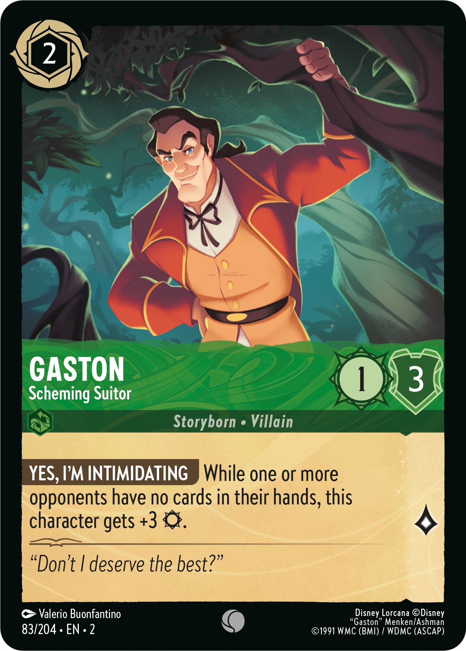 Gaston - Scheming Suitor (83/204) [Rise of the Floodborn] | Tabernacle Games
