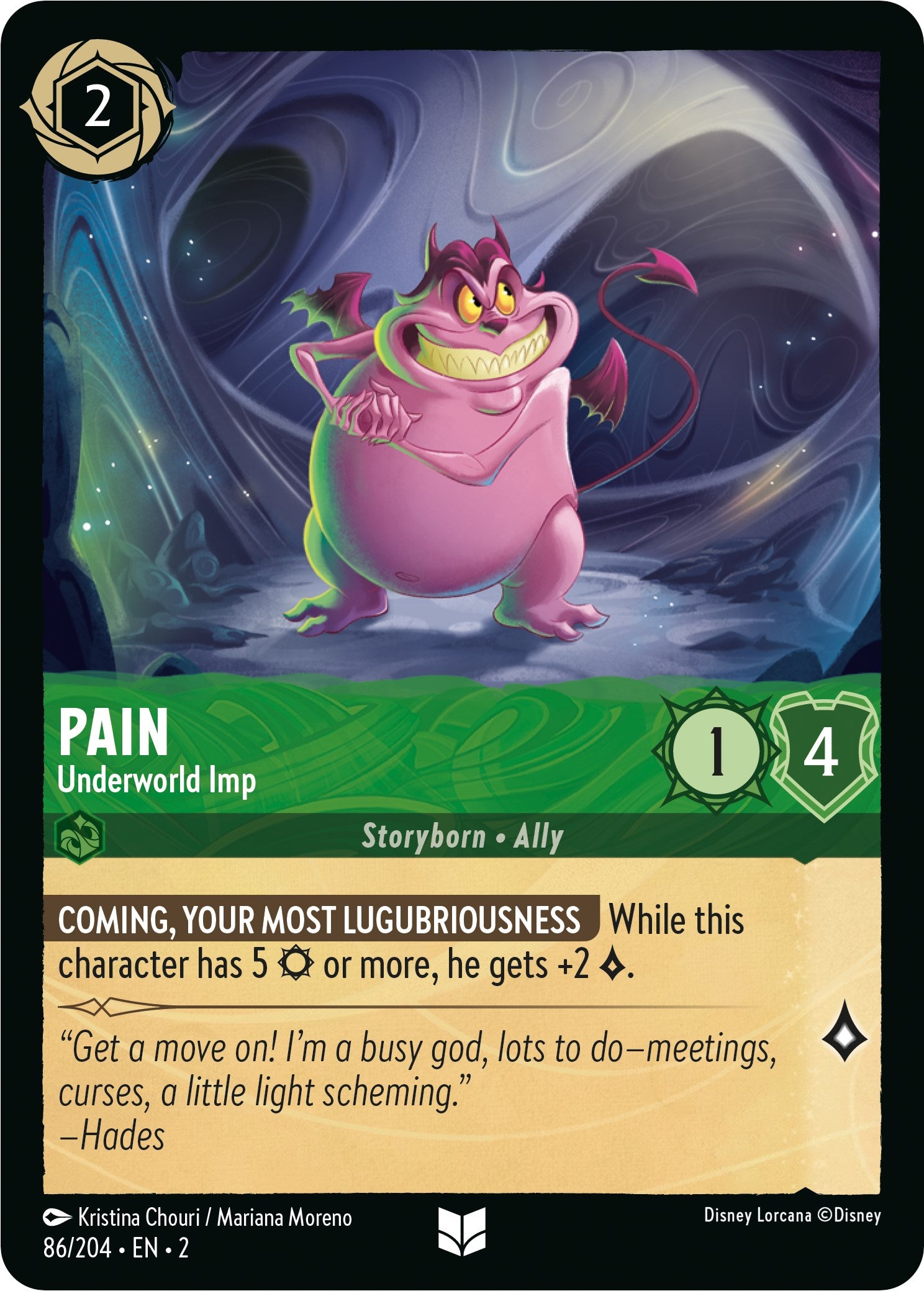 Pain - Underworld Imp (86/204) [Rise of the Floodborn] | Tabernacle Games