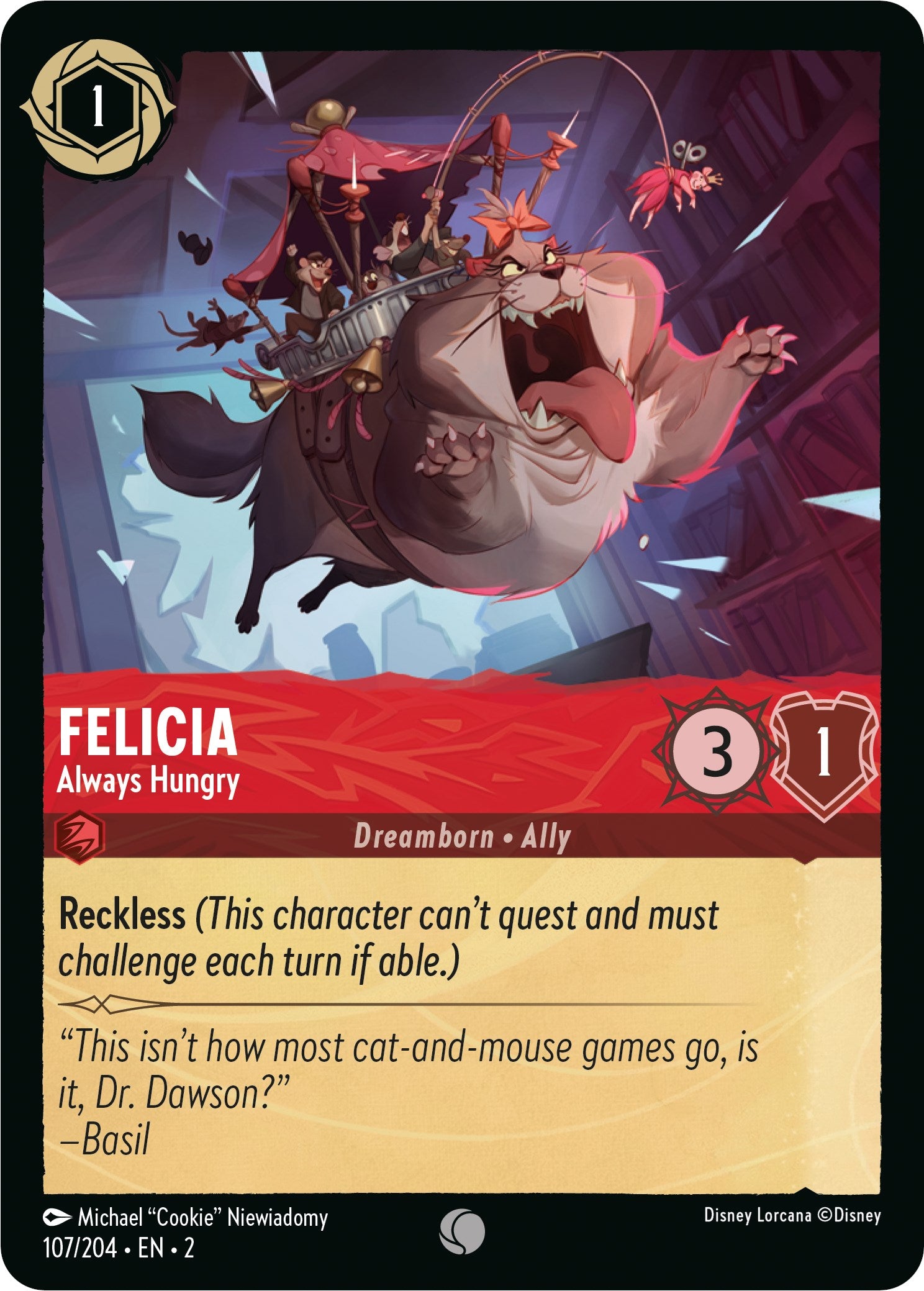 Felicia - Always Hungry (107/204) [Rise of the Floodborn] | Tabernacle Games