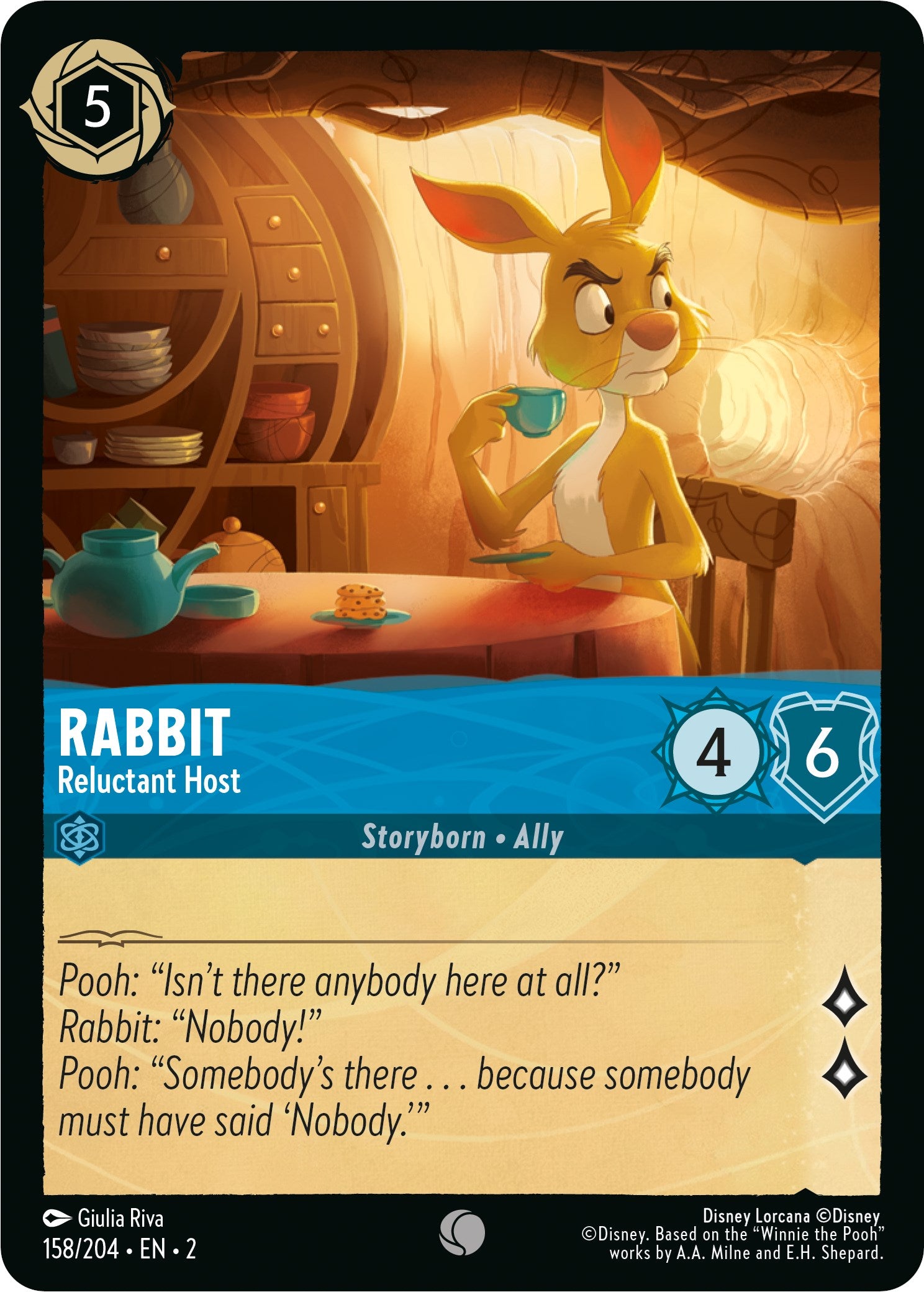Rabbit - Reluctant Host (158/204) [Rise of the Floodborn] | Tabernacle Games