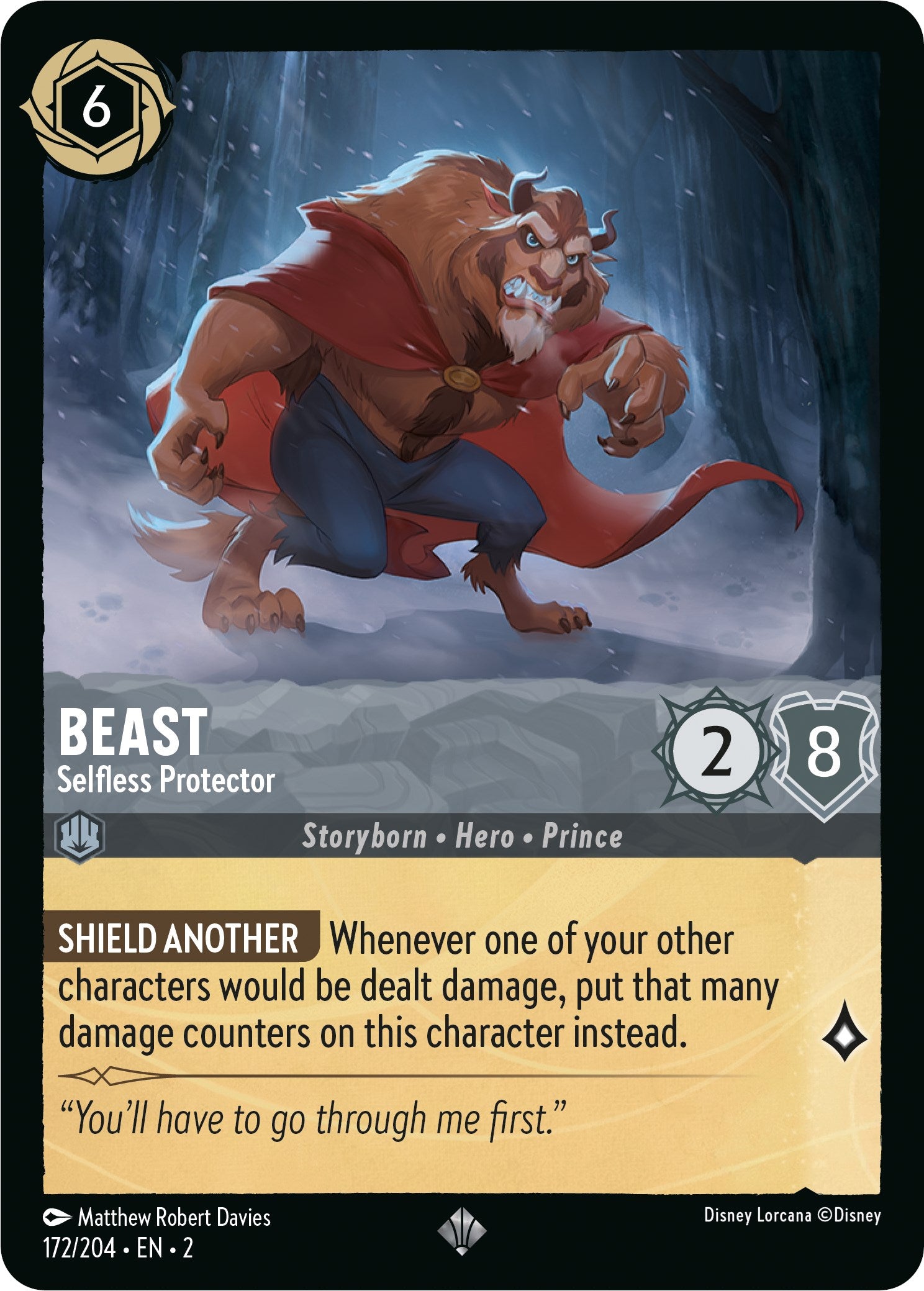 Beast - Selfless Protector (172/204) [Rise of the Floodborn] | Tabernacle Games