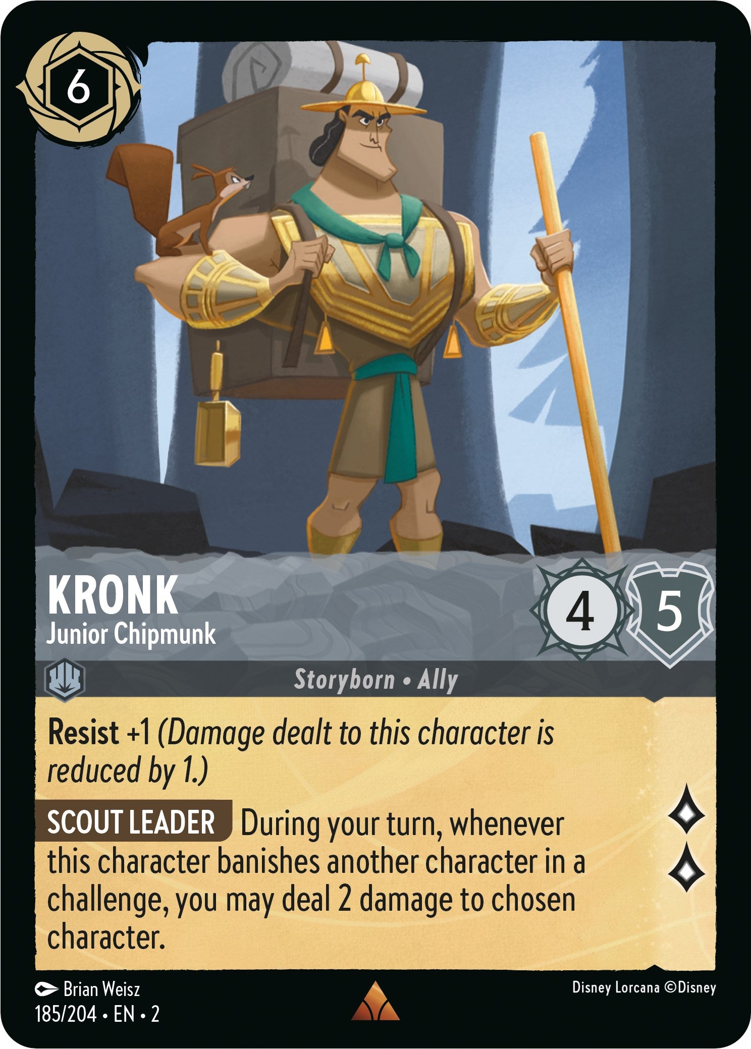 Kronk - Junior Chipmunk (185/204) [Rise of the Floodborn] | Tabernacle Games