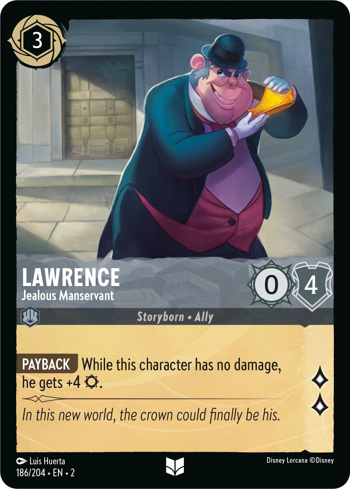 Lawrence - Jealous Manservant (186/204) [Rise of the Floodborn] | Tabernacle Games