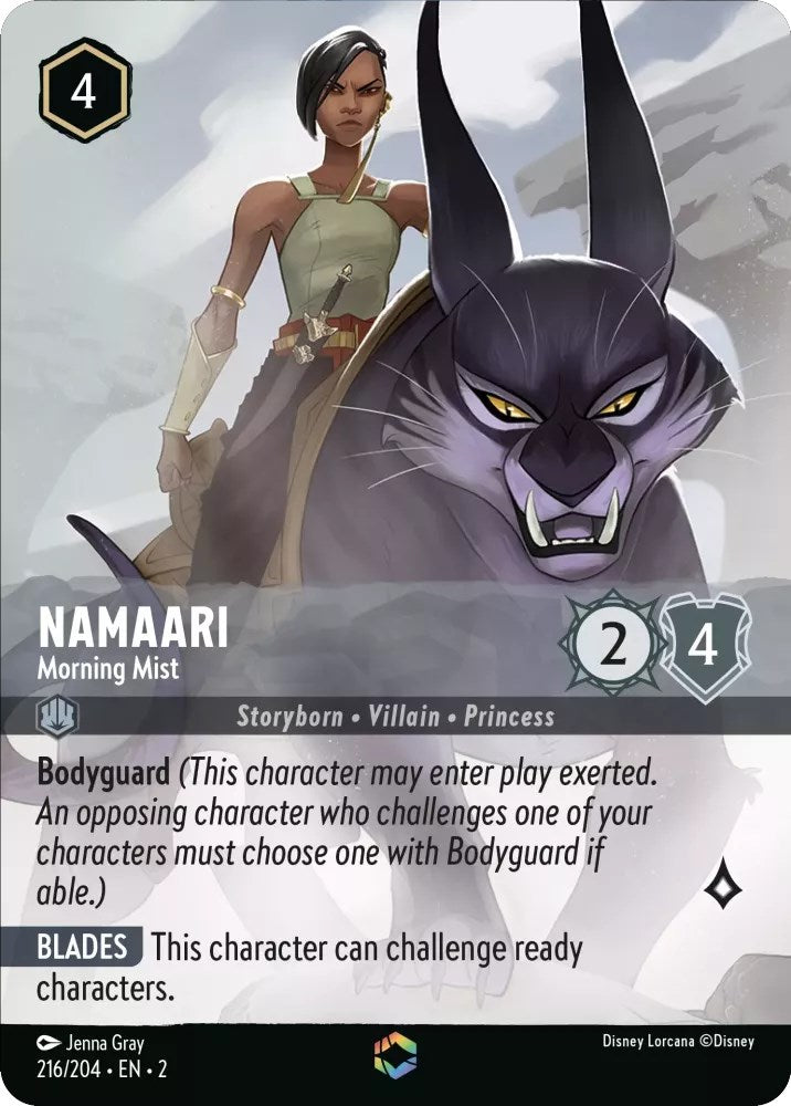 Namaari - Morning Mist (Enchanted) (216/204) [Rise of the Floodborn] | Tabernacle Games