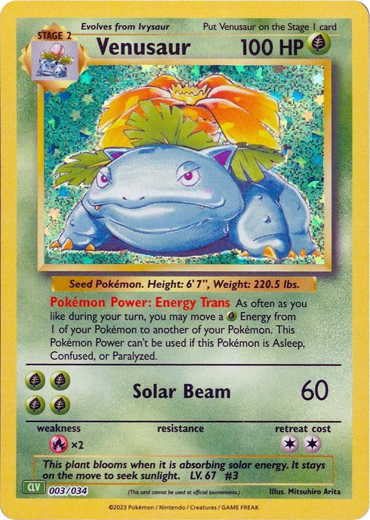 Venusaur [Trading Card Game Classic] | Tabernacle Games