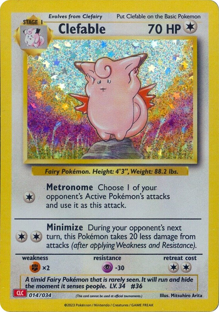 Clefable [Trading Card Game Classic] | Tabernacle Games