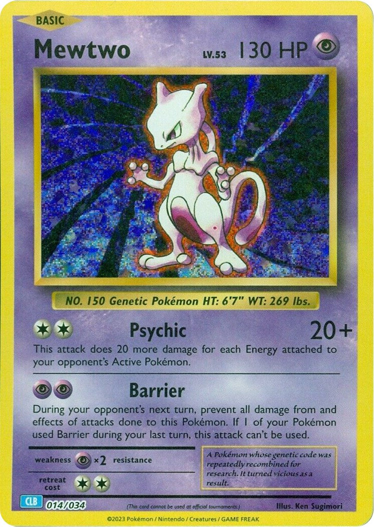 Mewtwo [Trading Card Game Classic] | Tabernacle Games