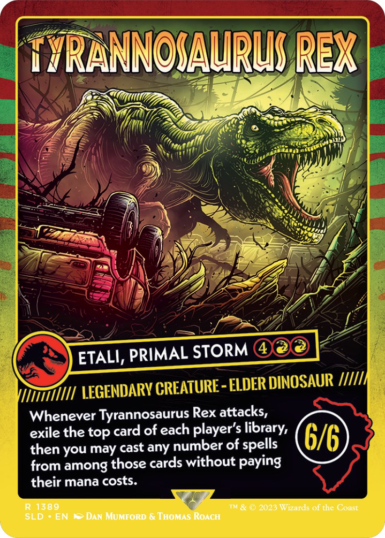 Tyrannosaurus Rex - Etali, Primal Storm [Secret Lair Drop Series] | Tabernacle Games