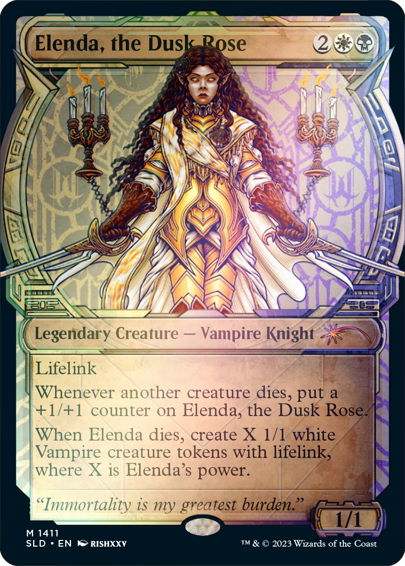 Elenda, the Dusk Rose (Rainbow Foil) [Secret Lair Drop Series] | Tabernacle Games