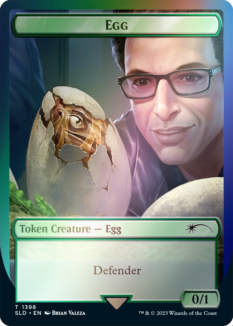 Egg Token (Rainbow Foil) [Secret Lair Drop Series] | Tabernacle Games