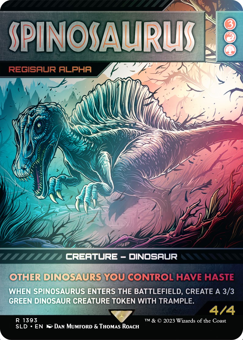 Spinosaurus - Regisaur Alpha (Rainbow Foil) [Secret Lair Drop Series] | Tabernacle Games