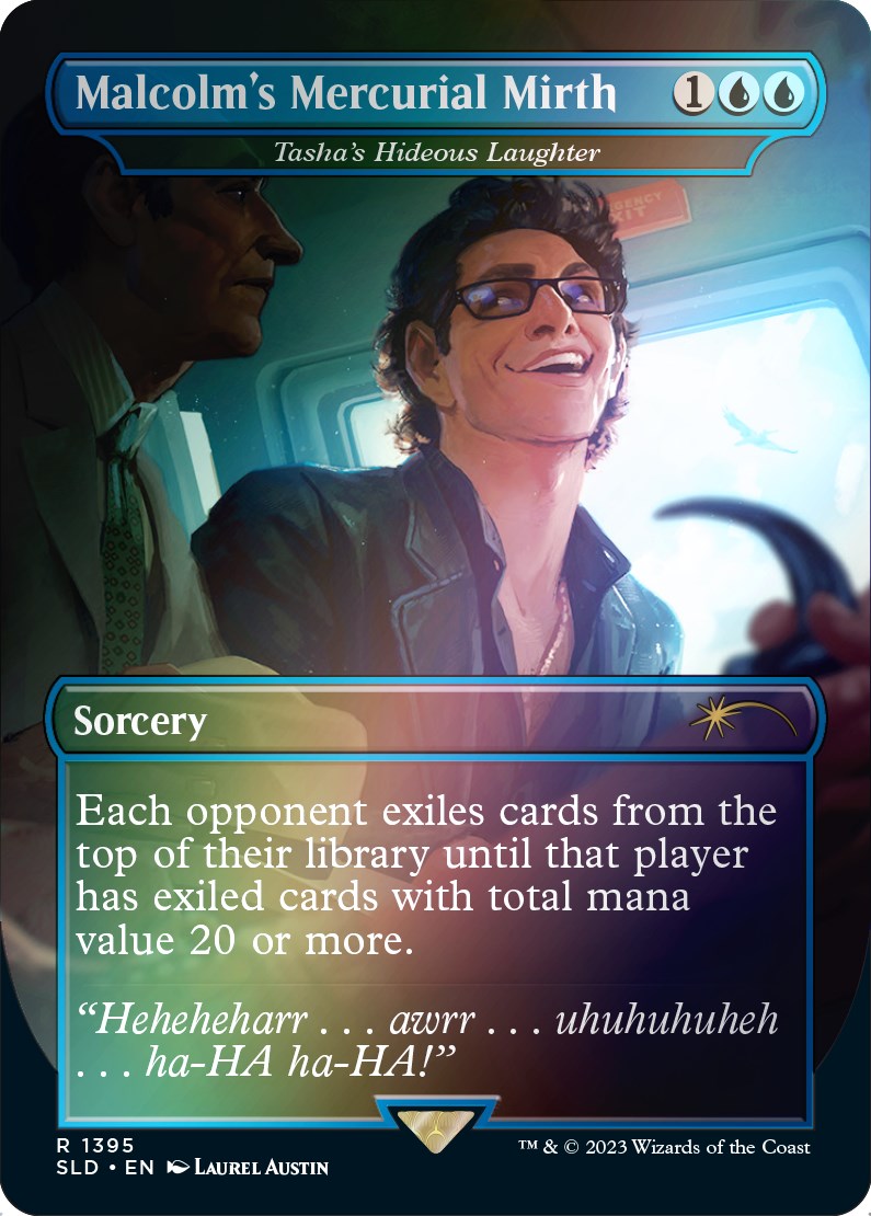 Malcolm's Mercurial Mirth - Tasha's Hideous Laughter (Rainbow Foil) [Secret Lair Drop Series] | Tabernacle Games