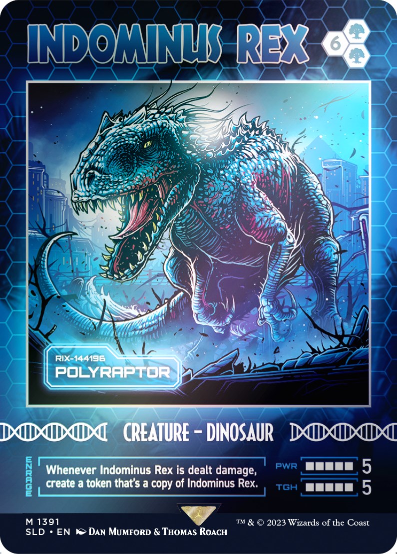 Indominus Rex - Polyraptor (Rainbow Foil) [Secret Lair Drop Series] | Tabernacle Games