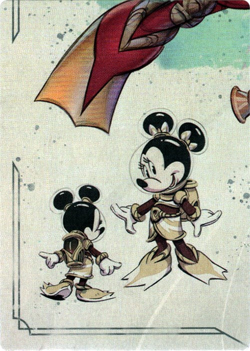 Minnie Mouse - Wide-Eyed Diver Puzzle Insert (Bottom Left) [Rise of the Floodborn] | Tabernacle Games