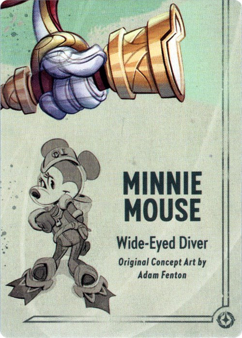 Minnie Mouse - Wide-Eyed Diver Puzzle Insert (Bottom Right) [Rise of the Floodborn] | Tabernacle Games
