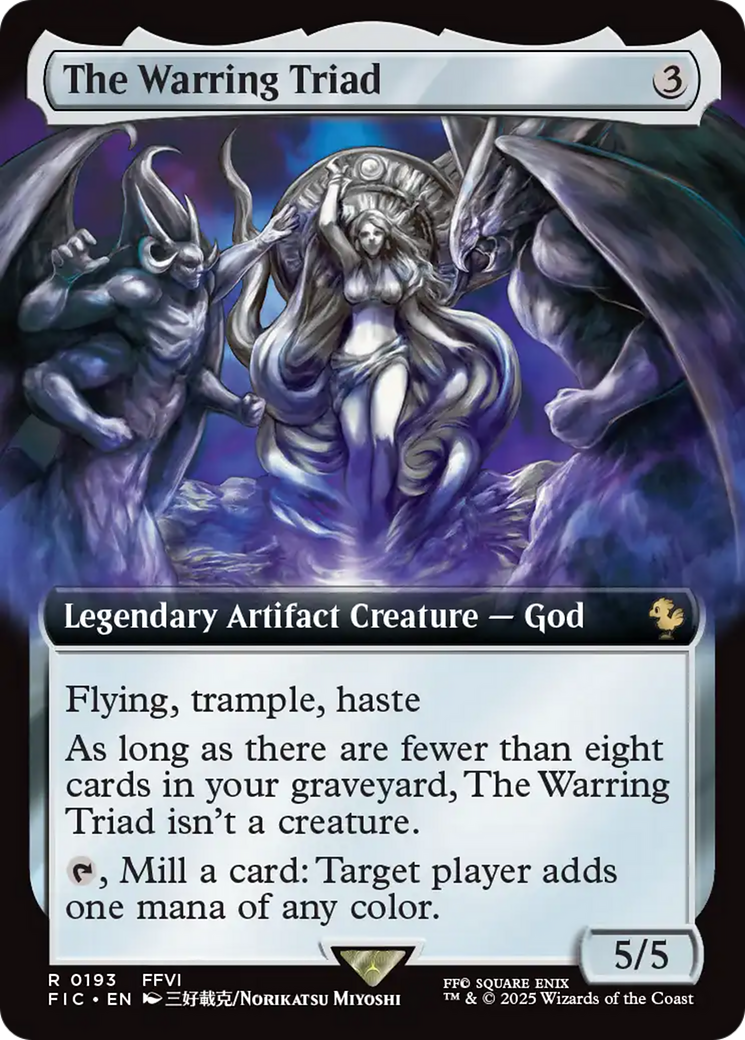 The Warring Triad (Extended Art) [FINAL FANTASY Commander] | Tabernacle Games