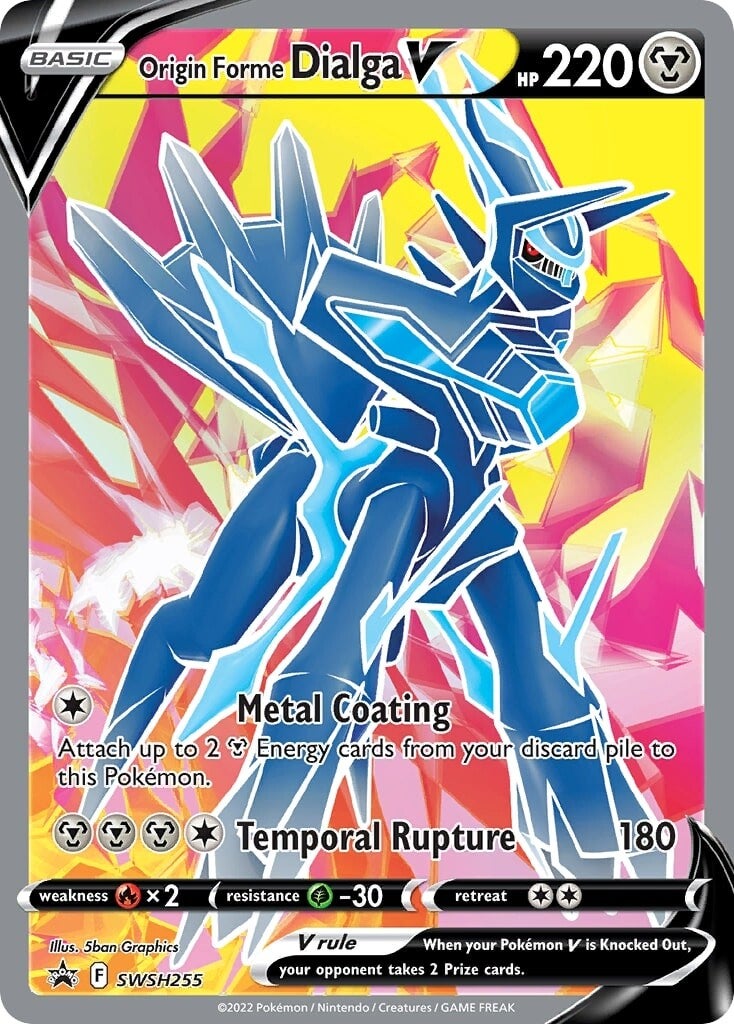 Origin Forme Dialga V (SWSH255) [Sword & Shield: Black Star Promos] | Tabernacle Games