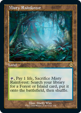 Misty Rainforest (Retro Foil Etched) [Modern Horizons 2] | Tabernacle Games