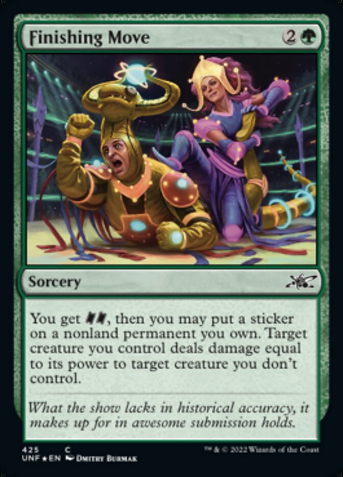 Finishing Move (Galaxy Foil) [Unfinity] | Tabernacle Games