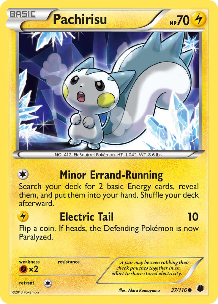 Pachirisu (37/116) [Black & White: Plasma Freeze] | Tabernacle Games
