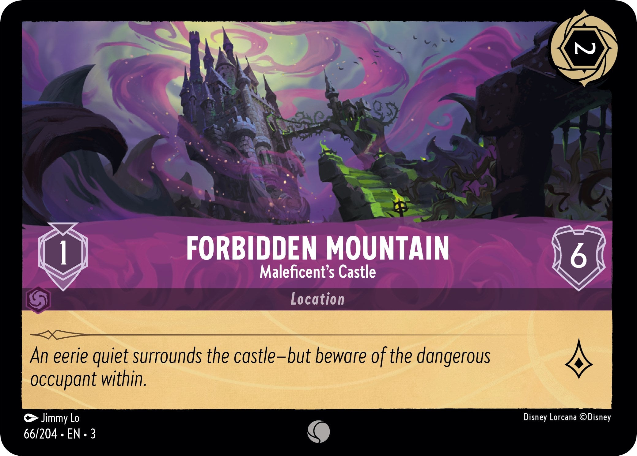 Forbidden Mountain - Maleficent's Castle (66/204) [Into the Inklands] | Tabernacle Games