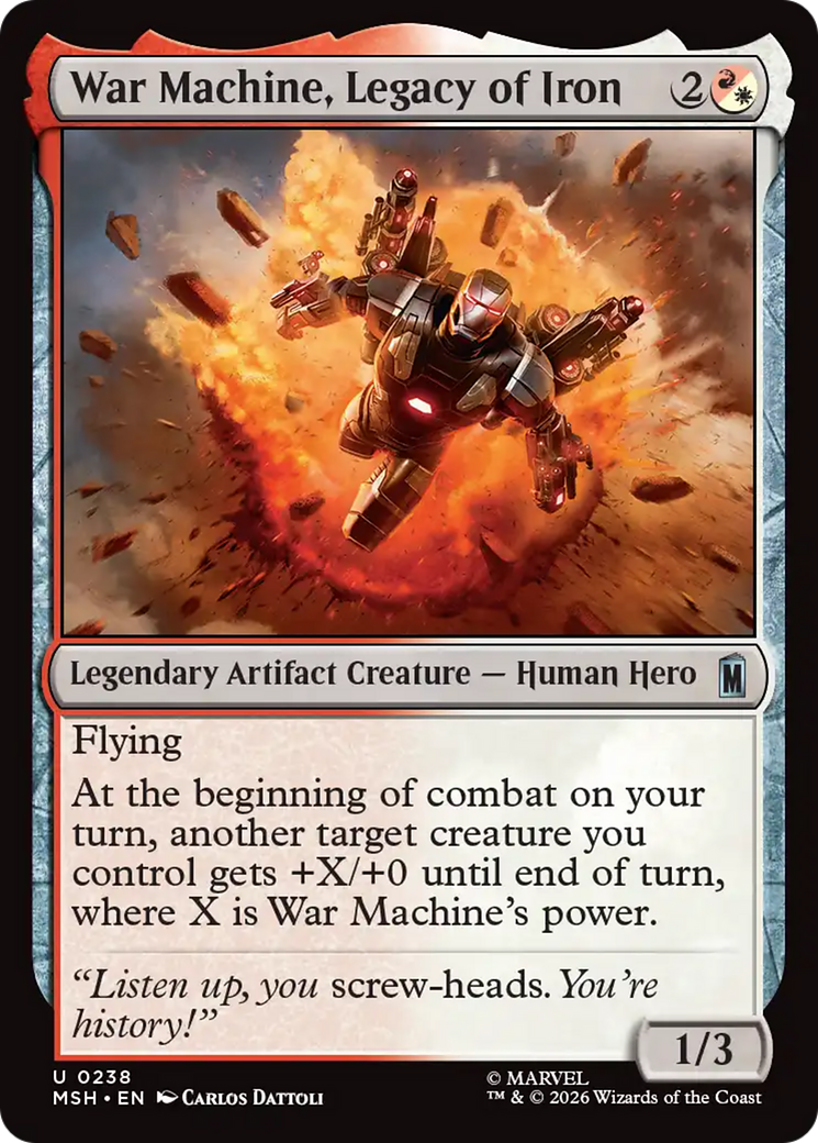 War Machine, Legacy of Iron [Marvel Super Heroes] | Tabernacle Games