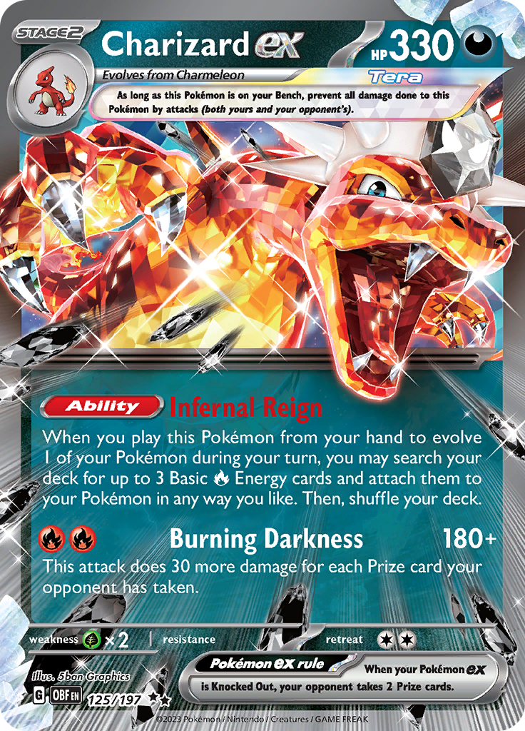 Charizard ex (125/197) [Scarlet & Violet: Obsidian Flames] | Tabernacle Games