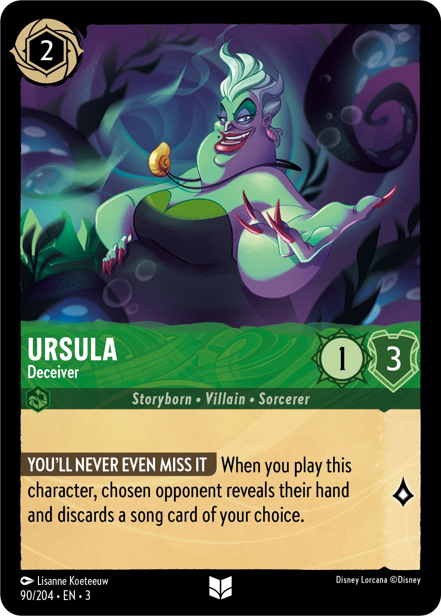 Ursula - Deceiver (90/204) [Into the Inklands] | Tabernacle Games