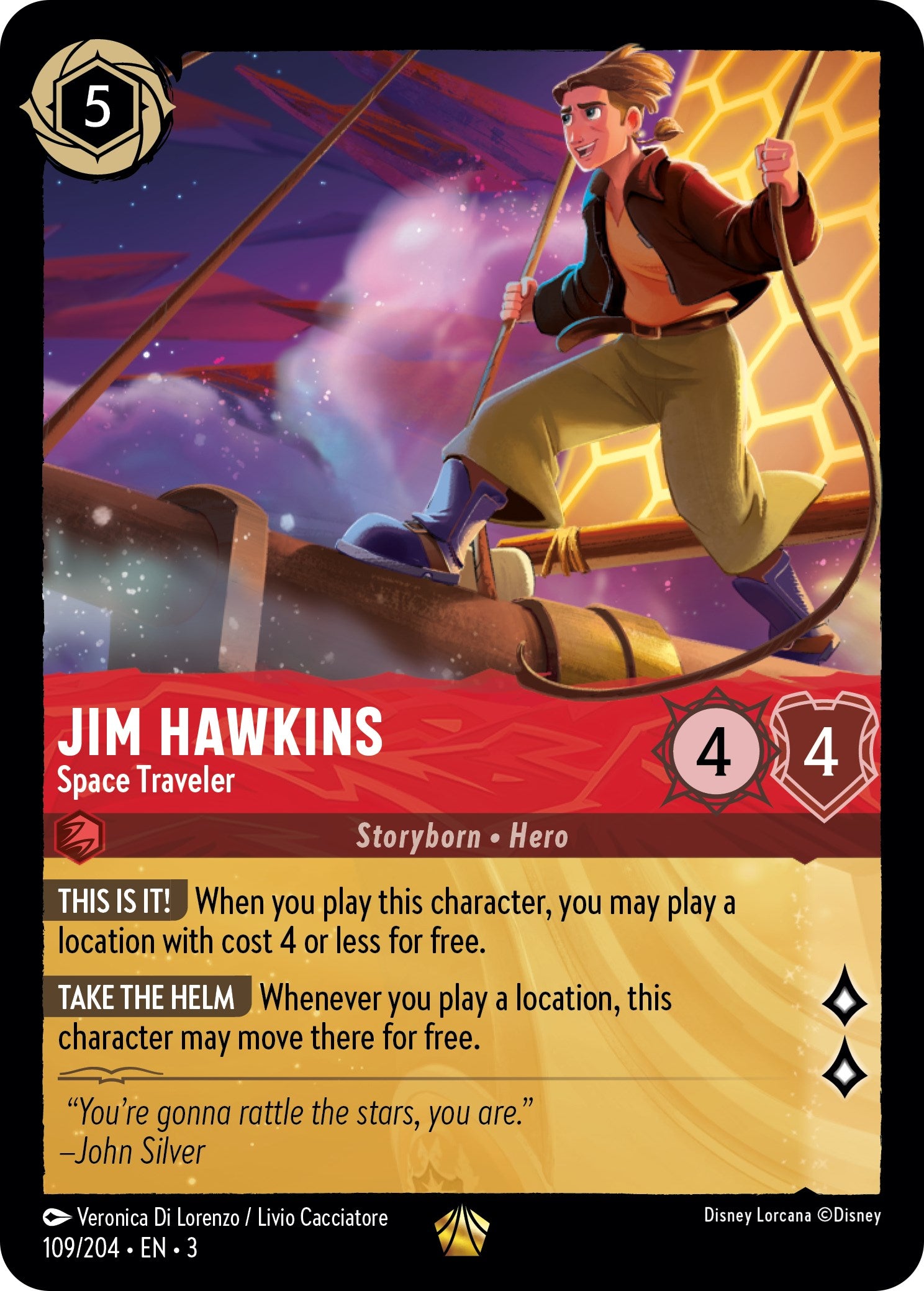 Jim Hawkins - Space Traveler (109/204) [Into the Inklands] | Tabernacle Games
