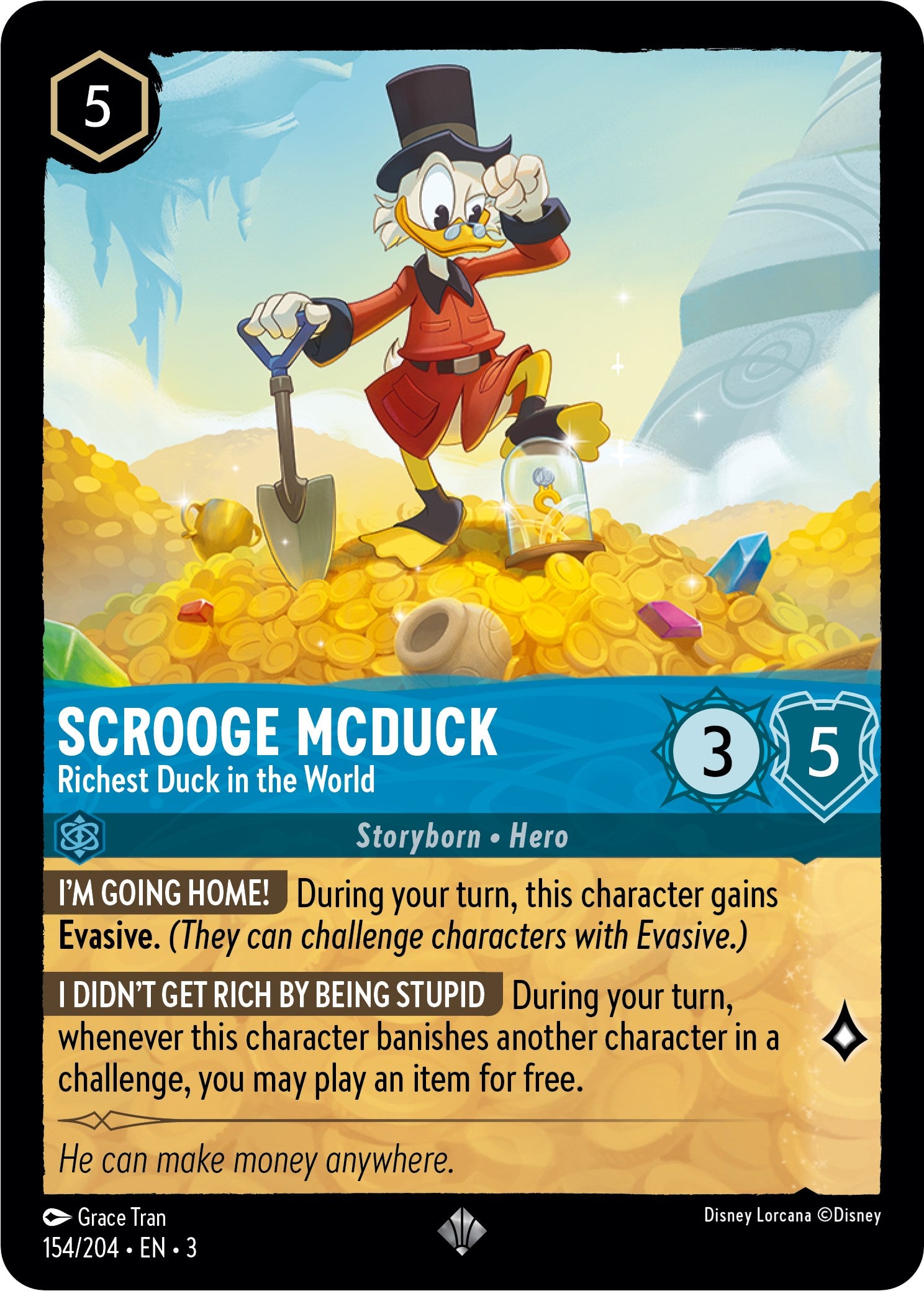 Scrooge McDuck - Richest Duck in the World (154/204) [Into the Inklands] | Tabernacle Games