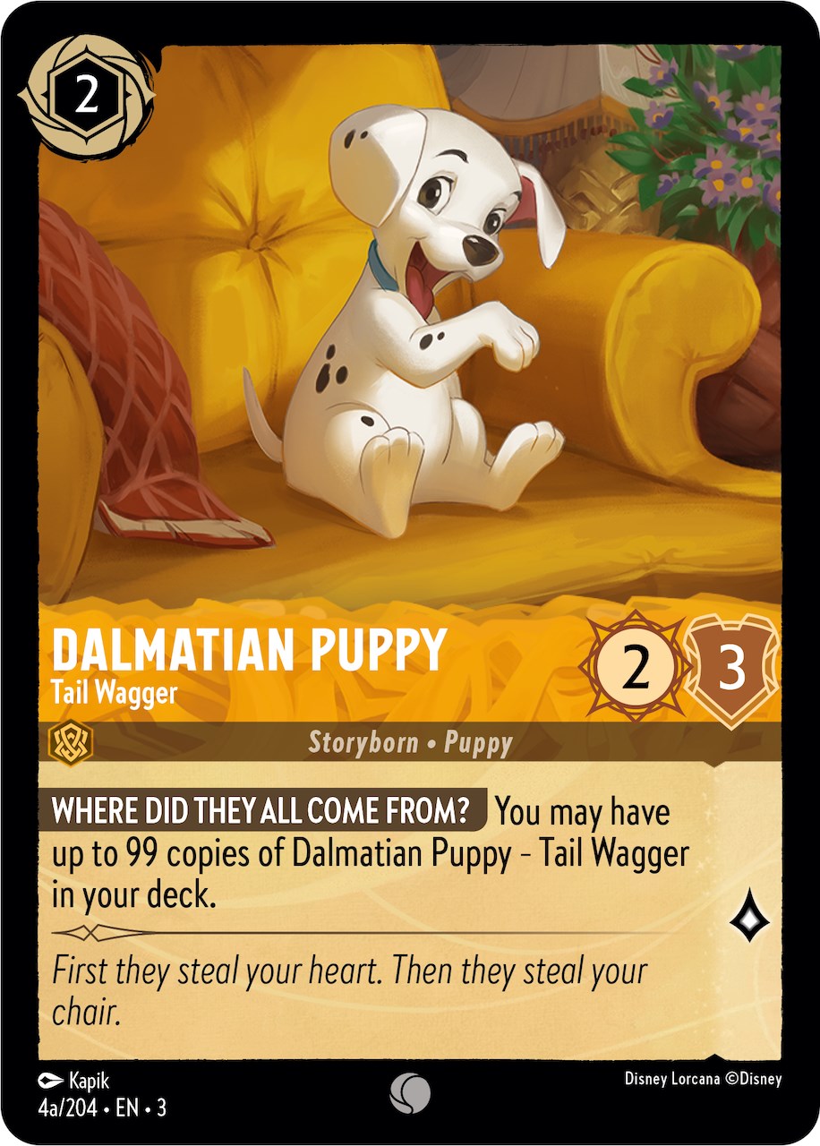 Dalmatian Puppy - Tail Wagger (4a) (4a/204) [Into the Inklands] | Tabernacle Games