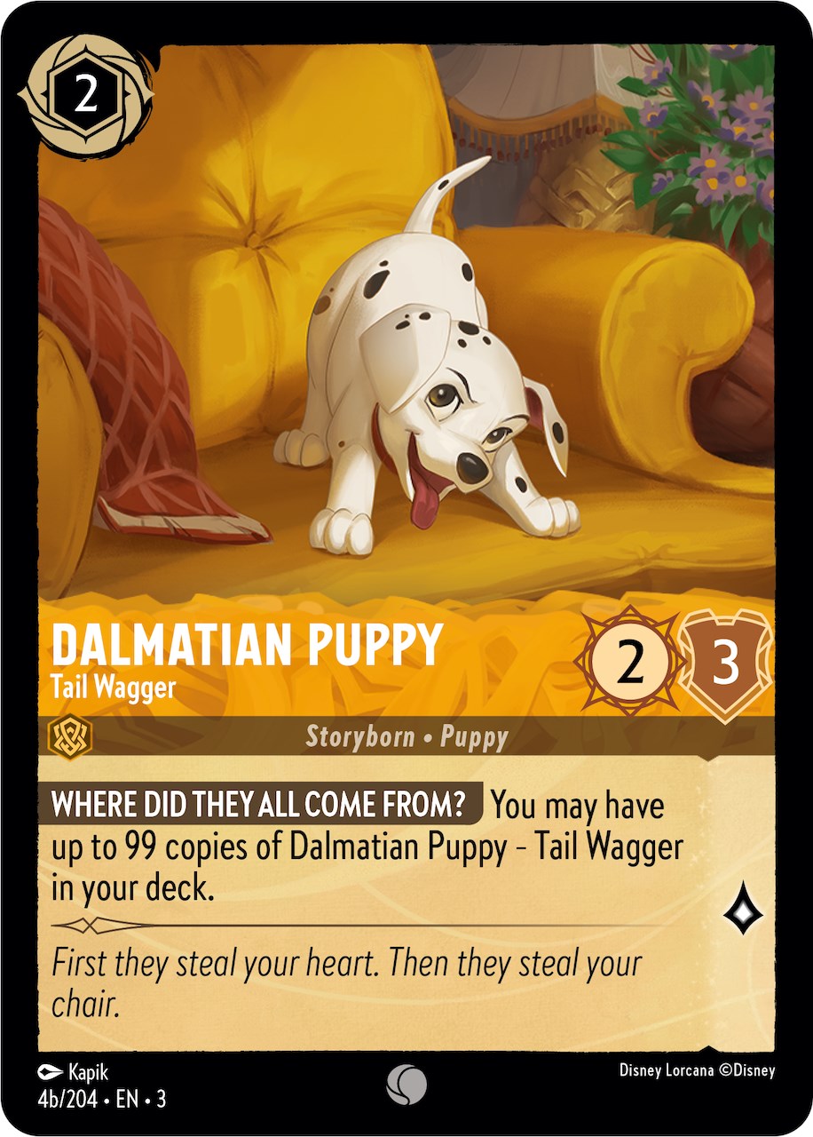 Dalmatian Puppy - Tail Wagger (4b) (4b/204) [Into the Inklands] | Tabernacle Games