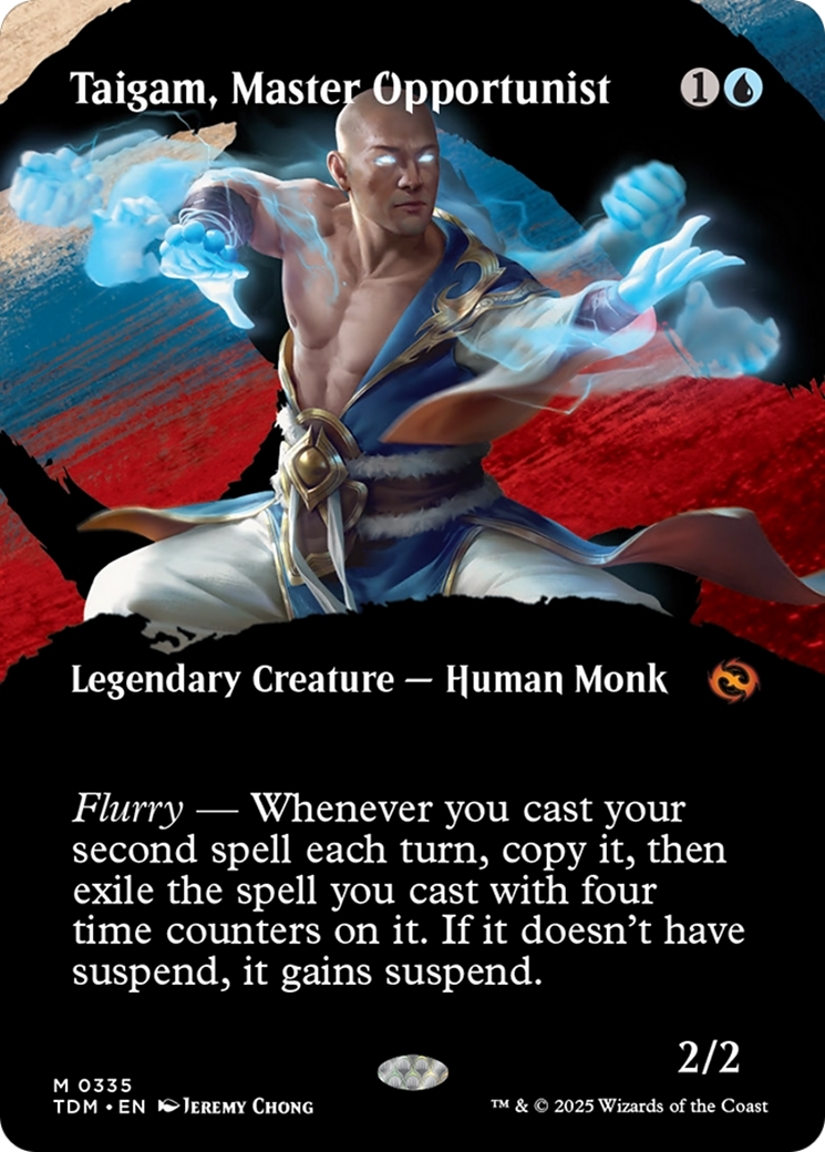 Taigam, Master Opportunist (Borderless) [Tarkir: Dragonstorm] | Tabernacle Games