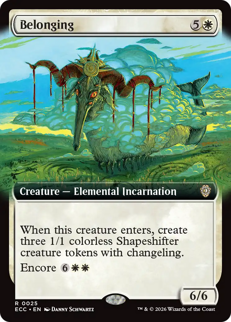 Belonging (Extended Art) [Lorwyn Eclipsed Commander] | Tabernacle Games