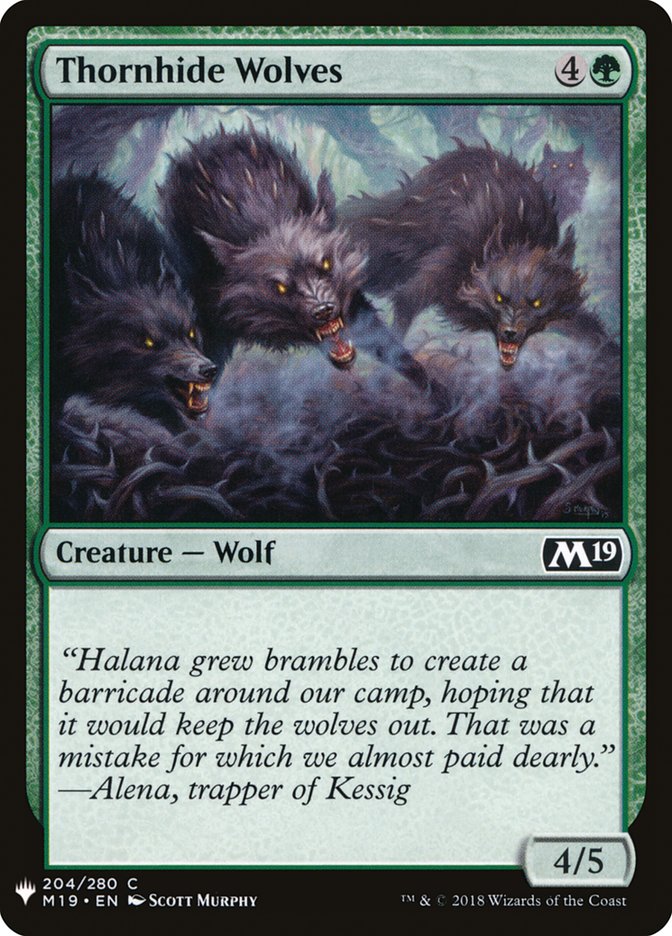 Thornhide Wolves [Mystery Booster] | Tabernacle Games