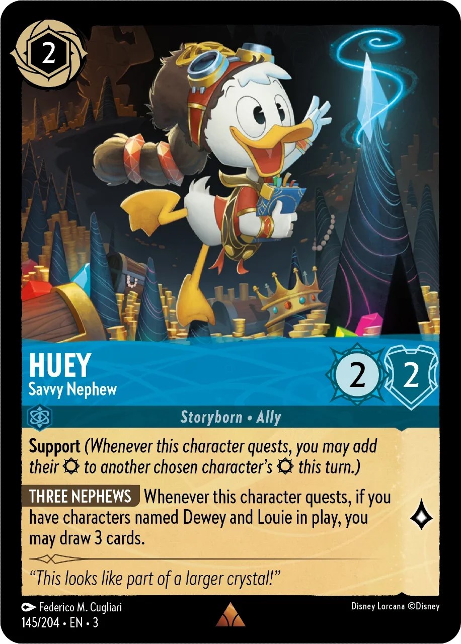 Huey - Savvy Nephew (145/204) [Into the Inklands] | Tabernacle Games