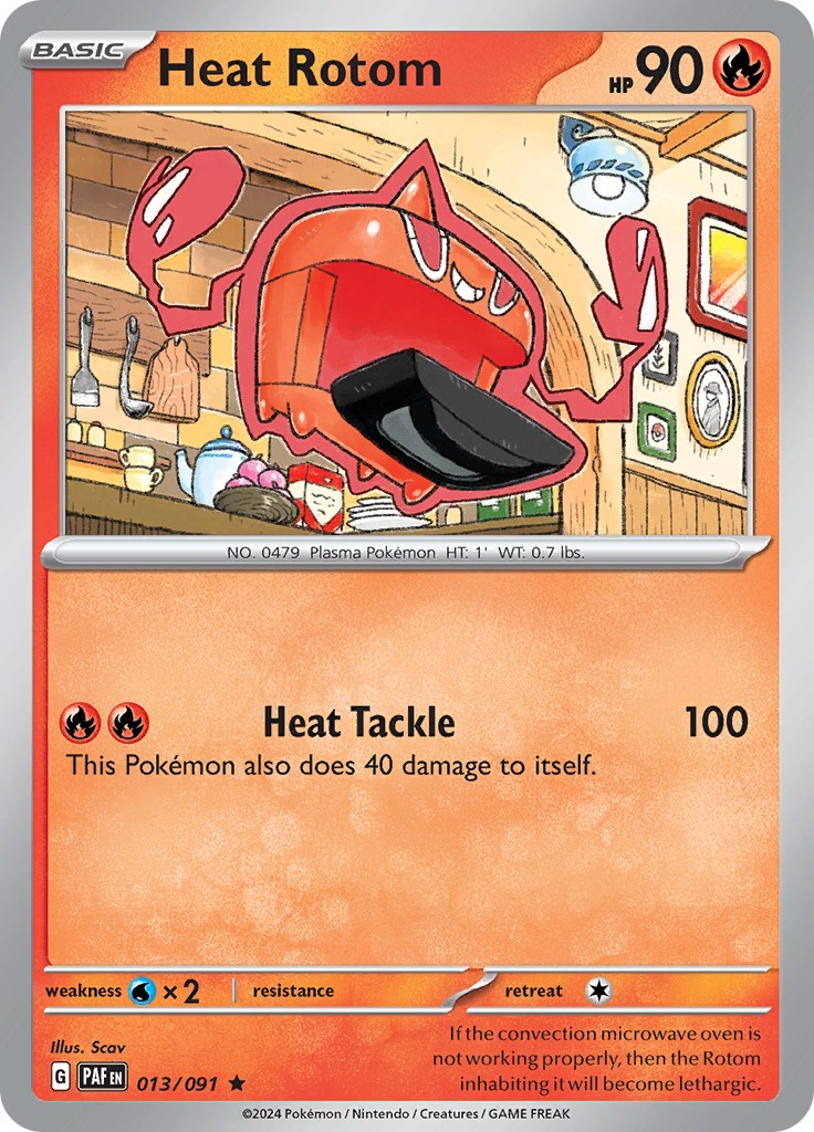 Heat Rotom (013/091) [Scarlet & Violet: Paldean Fates] | Tabernacle Games