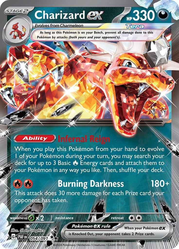 Charizard ex (054/091) [Scarlet & Violet: Paldean Fates] | Tabernacle Games