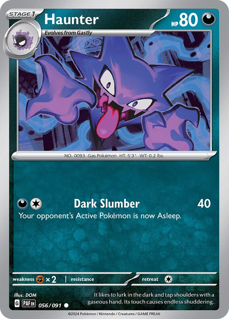 Haunter (056/091) [Scarlet & Violet: Paldean Fates] | Tabernacle Games