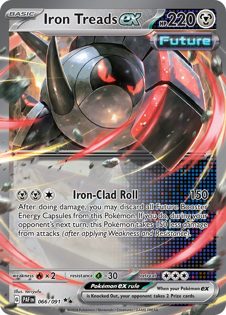 Iron Treads ex (066/091) [Scarlet & Violet: Paldean Fates] | Tabernacle Games