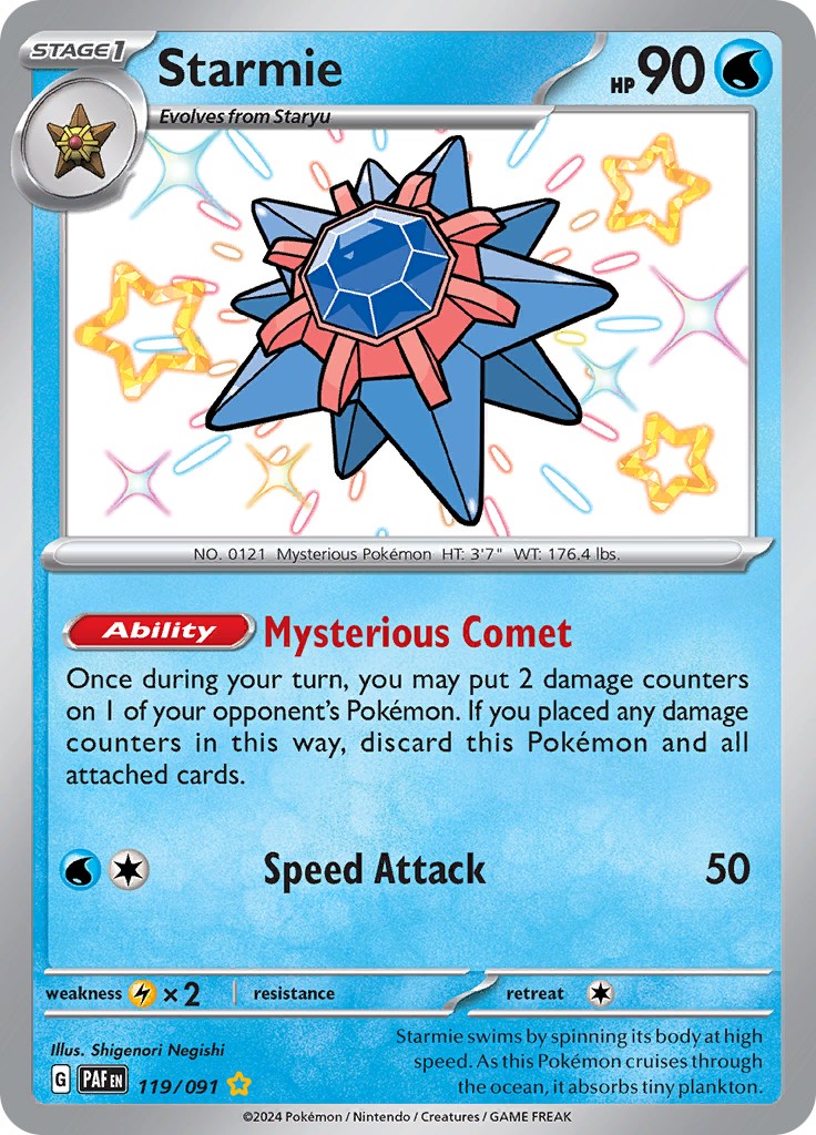 Starmie (119/091) [Scarlet & Violet: Paldean Fates] | Tabernacle Games