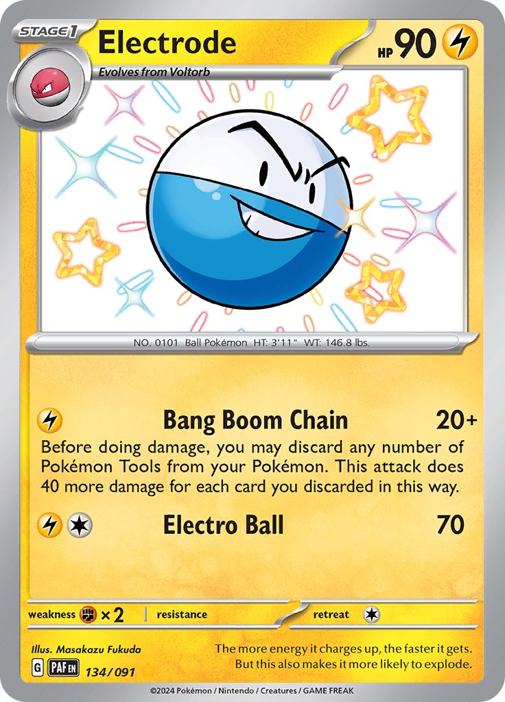 Electrode (134/091) [Scarlet & Violet: Paldean Fates] | Tabernacle Games