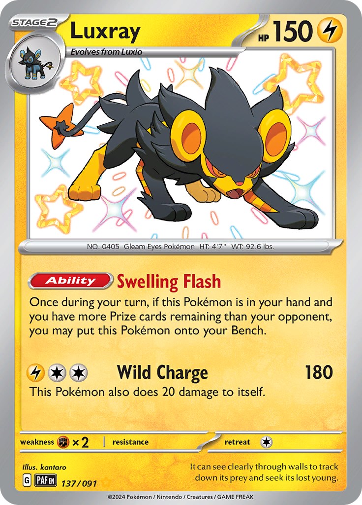 Luxray (137/091) [Scarlet & Violet: Paldean Fates] | Tabernacle Games