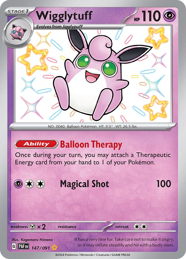 Wigglytuff (147/091) [Scarlet & Violet: Paldean Fates] | Tabernacle Games