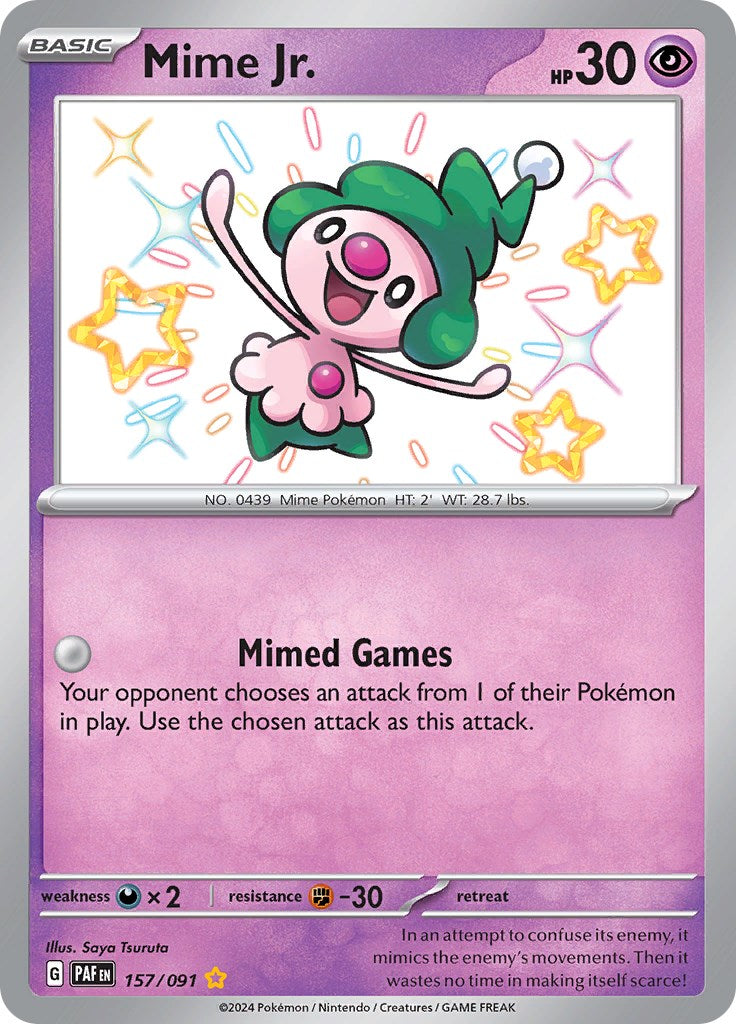 Mime Jr. (157/091) [Scarlet & Violet: Paldean Fates] | Tabernacle Games