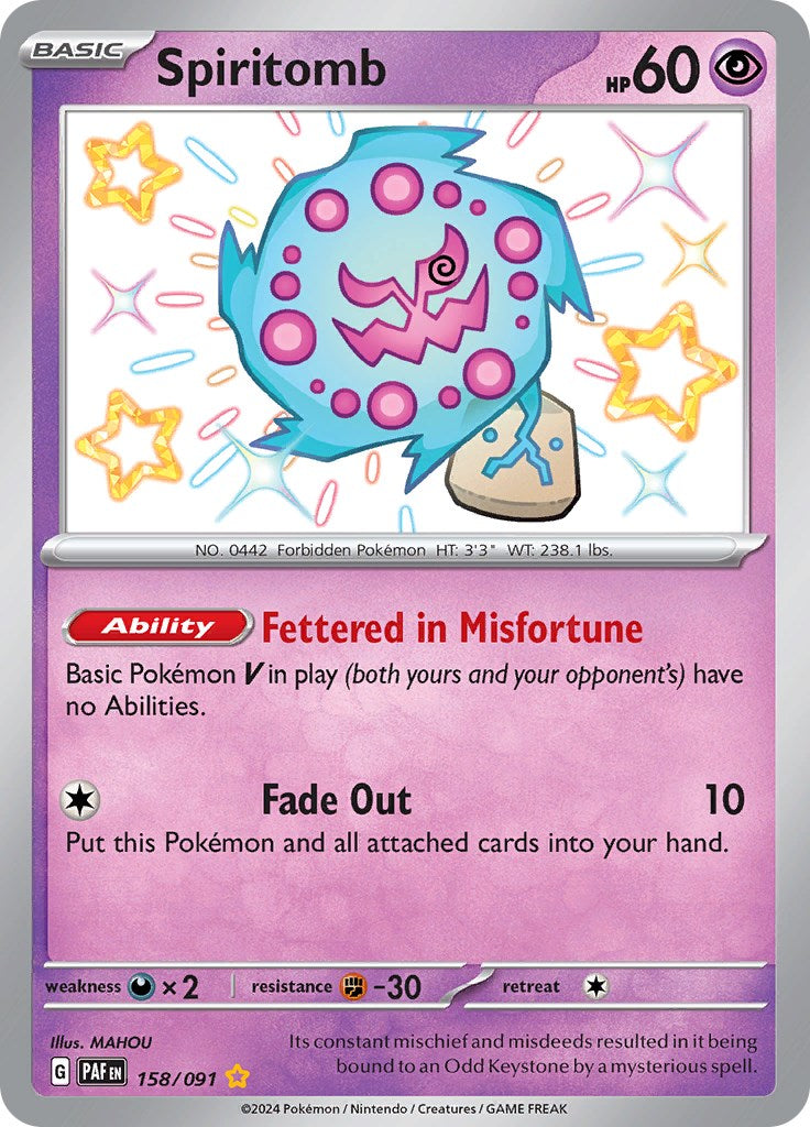 Spiritomb (158/091) [Scarlet & Violet: Paldean Fates] | Tabernacle Games