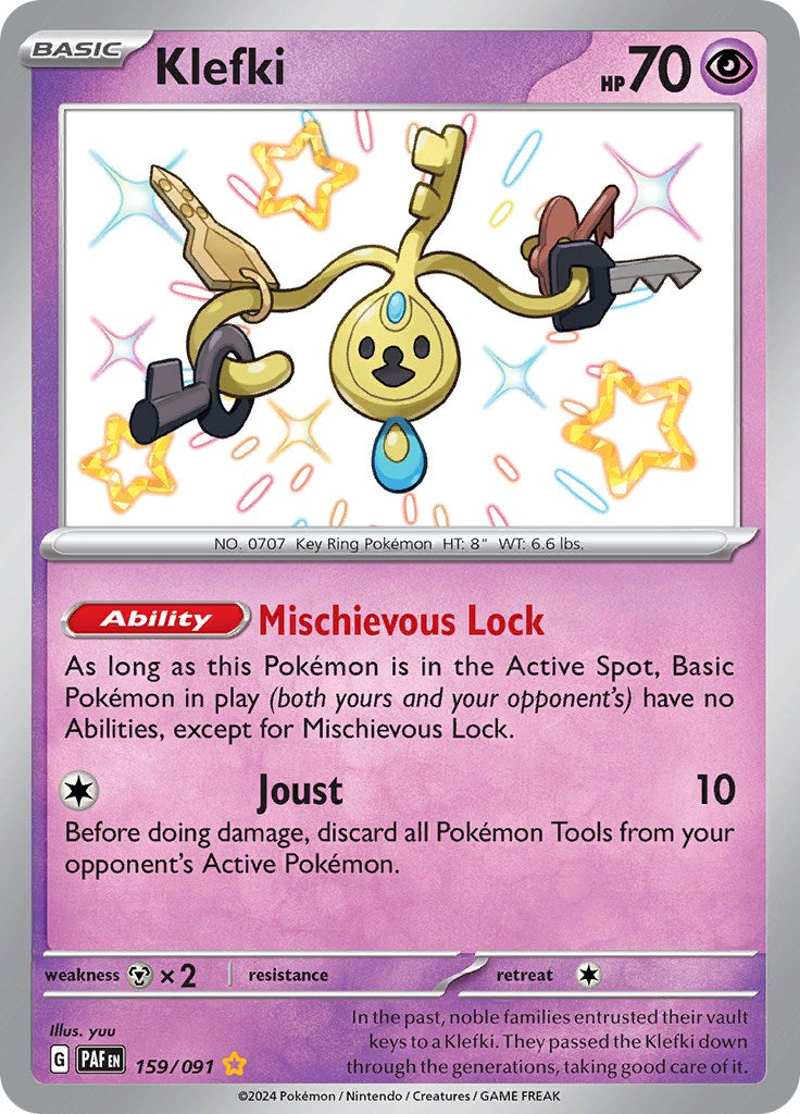 Klefki (159/091) [Scarlet & Violet: Paldean Fates] | Tabernacle Games