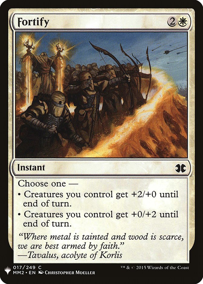Fortify [Mystery Booster] | Tabernacle Games